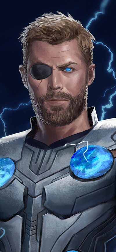 Fond d'écran iPhone Thor Lighting Art