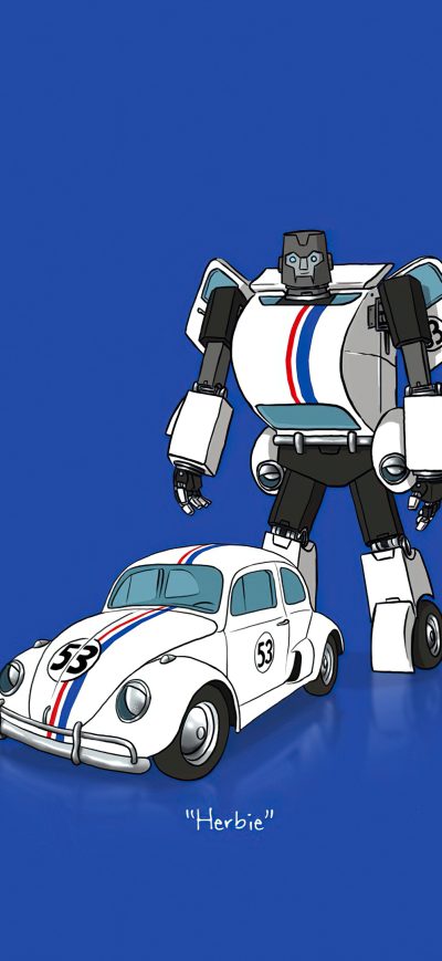 Fond d'écran iPhone Transformers Minimal Art 4k
