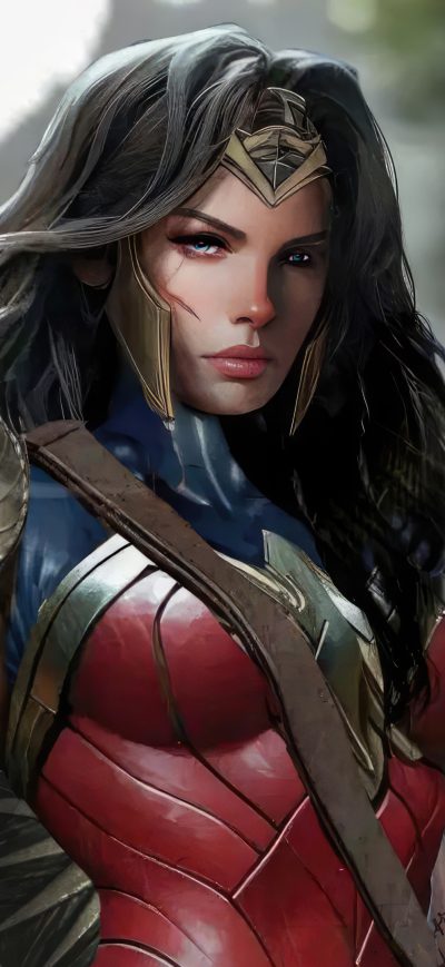 Fond d'écran iPhone Jaimie Alexander Concept Art As Wonder Woman