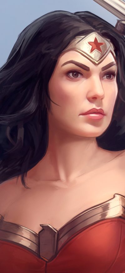 Fond d'écran iPhone New Artwork Of Wonder Woman