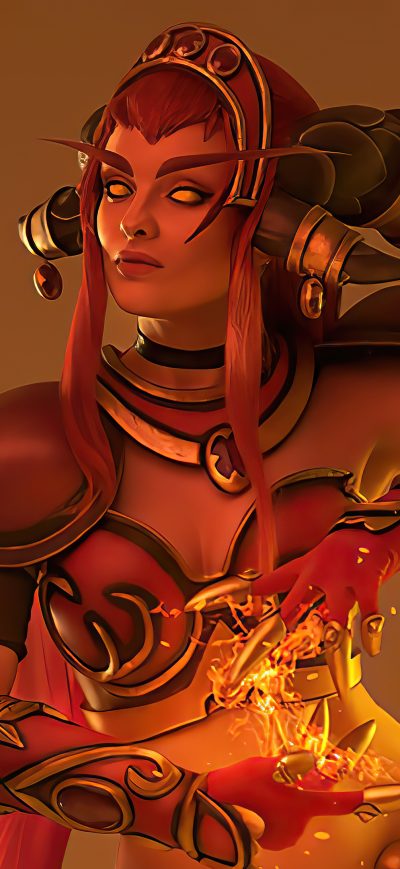 Fond d'écran iPhone Alexstrasza World Of Warcraft Cosplay 4k