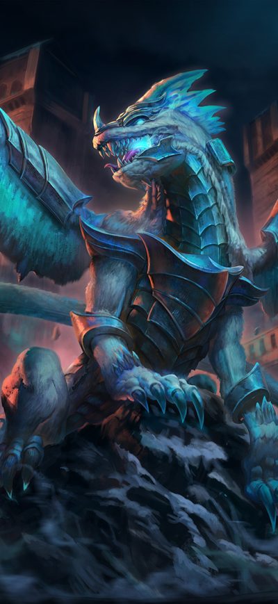 Fond d'écran iPhone Ice Dragon