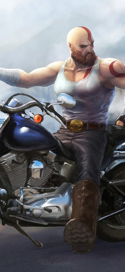 Fond d'écran iPhone God Of War Fan Art