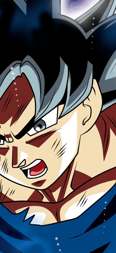 Fond d'écran Goku 4k sur iPhone