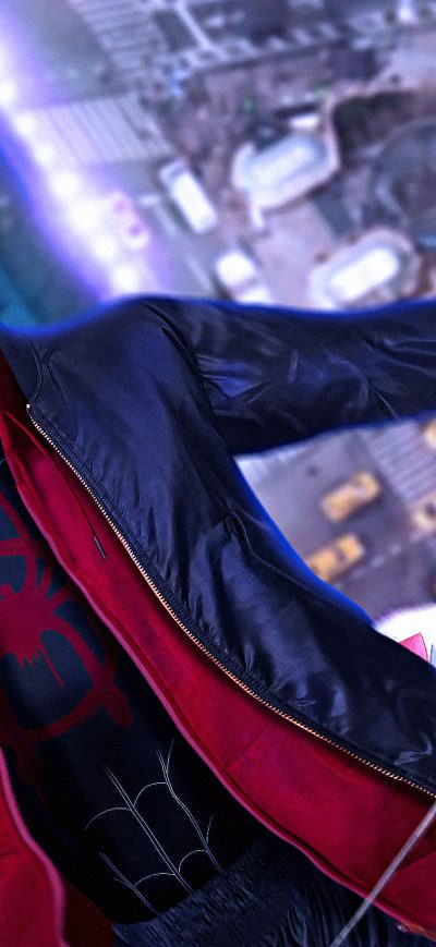 Fond d'écran iPhone SpiderMan Into The Spider Verse Movie Cosplay