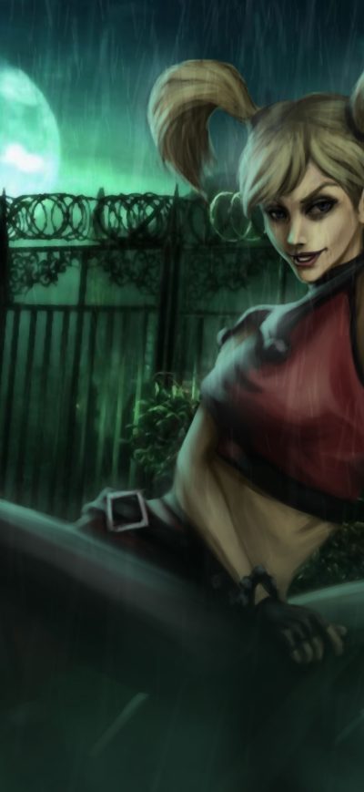 Fond d'écran Harley Quinn 4k Artwork sur iPhone