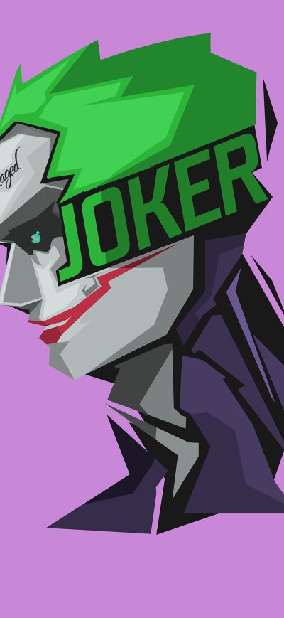 Fond d'écran iPhone Joker Minimalism 8k