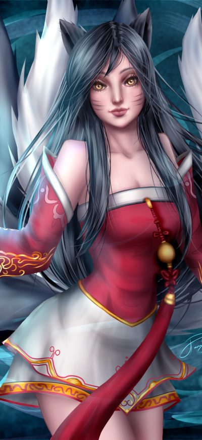 Fond d'écran iPhone Ahri League Of Legends Artwork