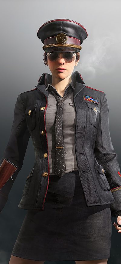 Fond d'écran iPhone Pubg Police Girl