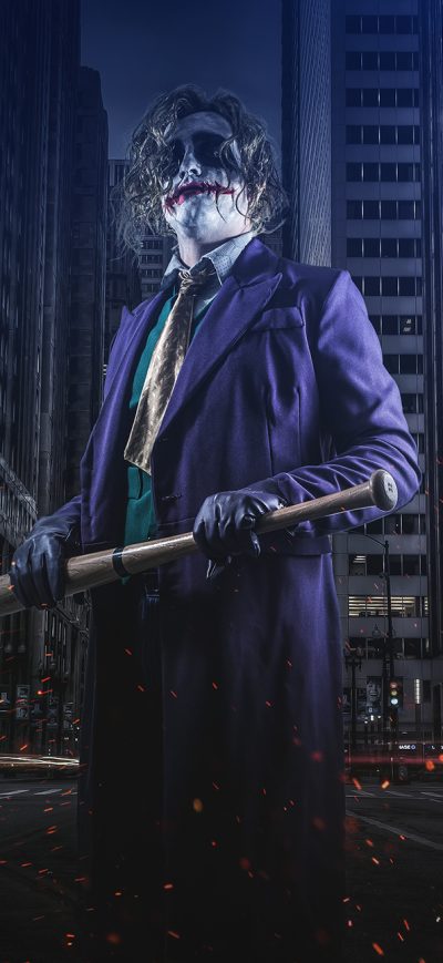 Fond d'écran iPhone Joker Cosplay HD