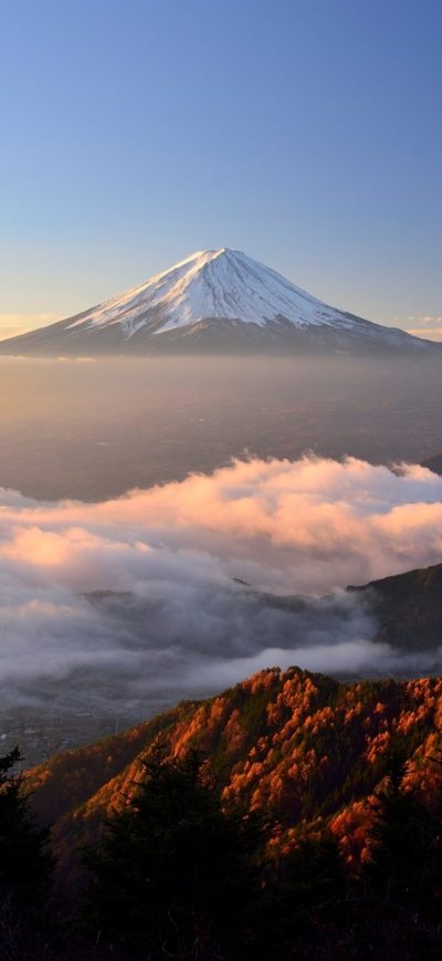 Fond d'écran iPhone Mount Fuji HD
