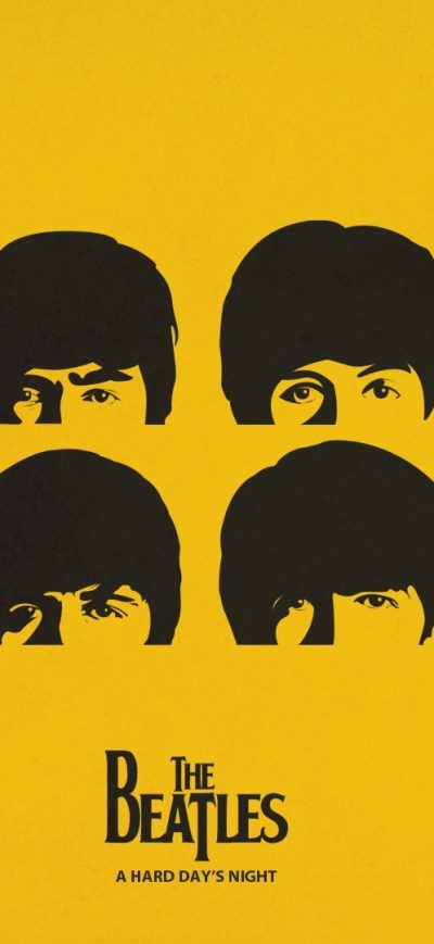 Fond d'écran The Beatles Minimalism sur iPhone