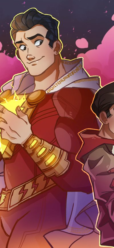 Fond d'écran iPhone Shazam Fanart 5k