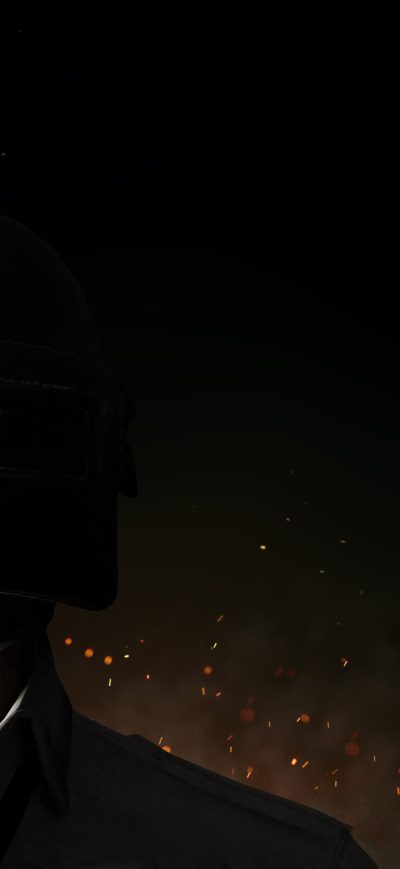Fond d'écran iPhone PUBG Helmet Guy 4k