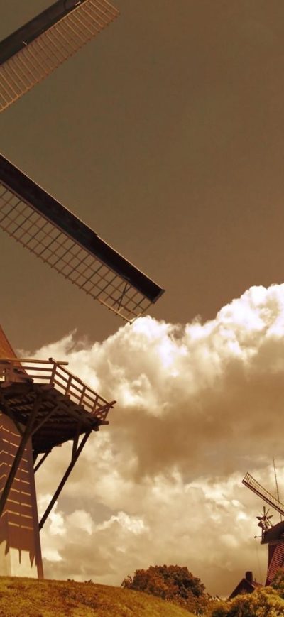 Fond d'écran iPhone Windmill Artist
