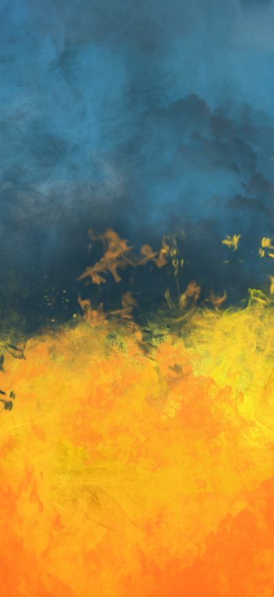 Fond d'écran iPhone Smoke Fire Painting Abstract