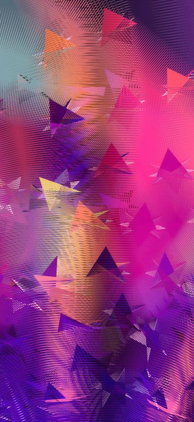 Fond d'écran iPhone Triangle Shapes Lines 4k