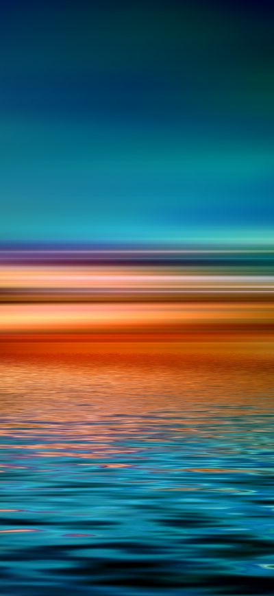 Fond d'écran iPhone Colorful Artistic Sunset over Water