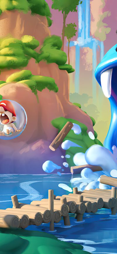 Fond d'écran iPhone Yoshis Island Remastered Concept Art