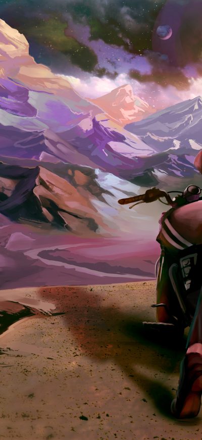 Fond d'écran Rider 4k sur iPhone