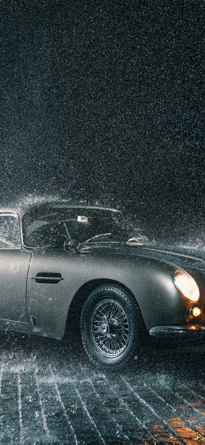 Fond d'écran iPhone Aston Martin Db5 In Rain 5k