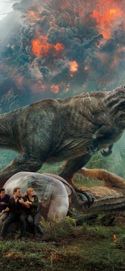 Fond d'écran iPhone Jurassic World Fallen Kingdom 10k
