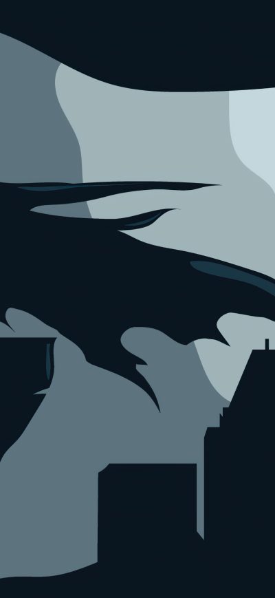 Fond d'écran iPhone Batman Knight Minimal