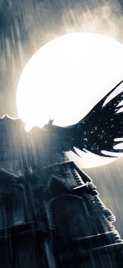 Fond d'écran iPhone Batman Cape Flying 2023