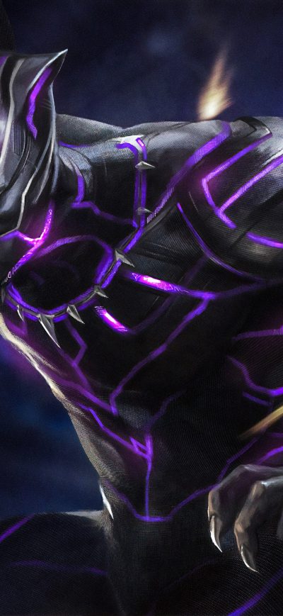 Fond d'écran iPhone Black Panther 4k New