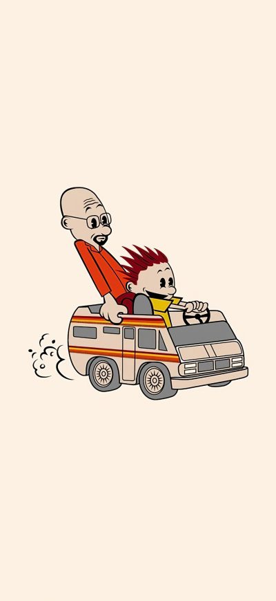 Fond d'écran iPhone Walter White Breaking Bad Minimal 4k