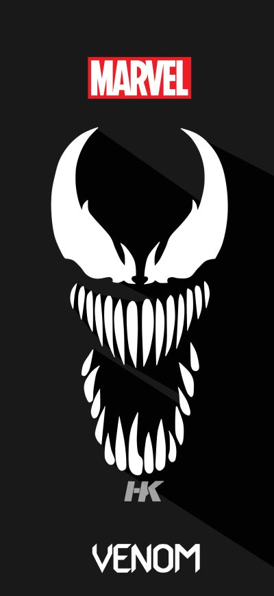 Fond d'écran iPhone Venom 5k Minimalism