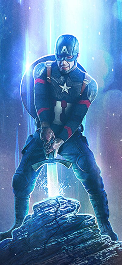 Fond d'écran iPhone Excalibur Captain America