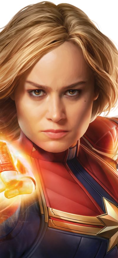 Fond d'écran iPhone Captain Marvel 4k