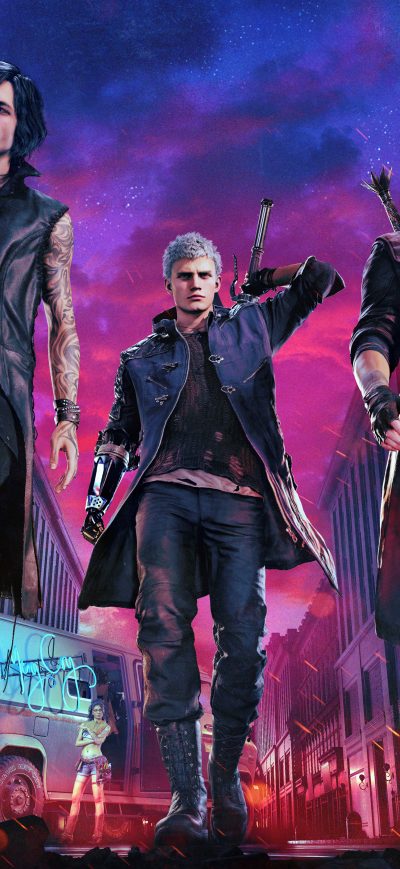 Fond d'écran iPhone 2019 Devil May Cry 5k