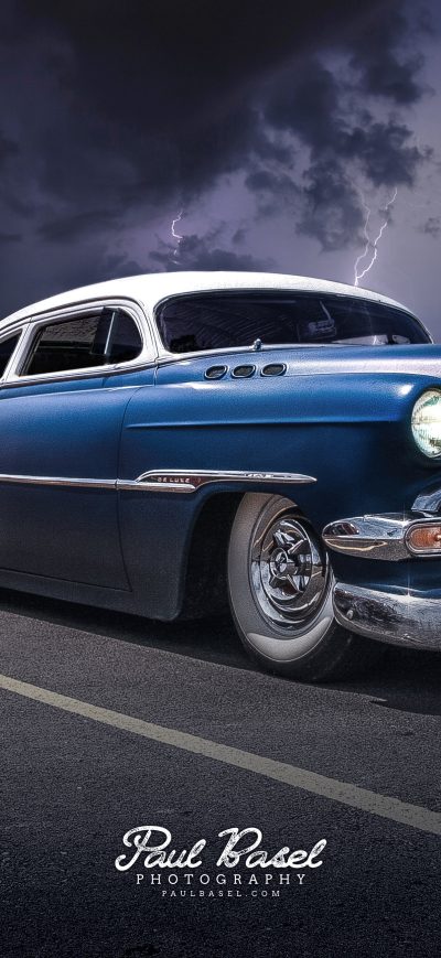 Fond d'écran iPhone Classic Hot Rod Lowered 4k