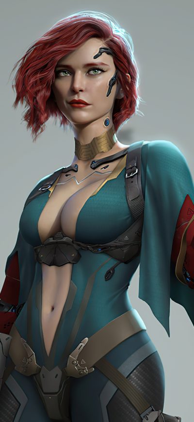 Fond d'écran iPhone Cyberpunk 2077 Triss 4K