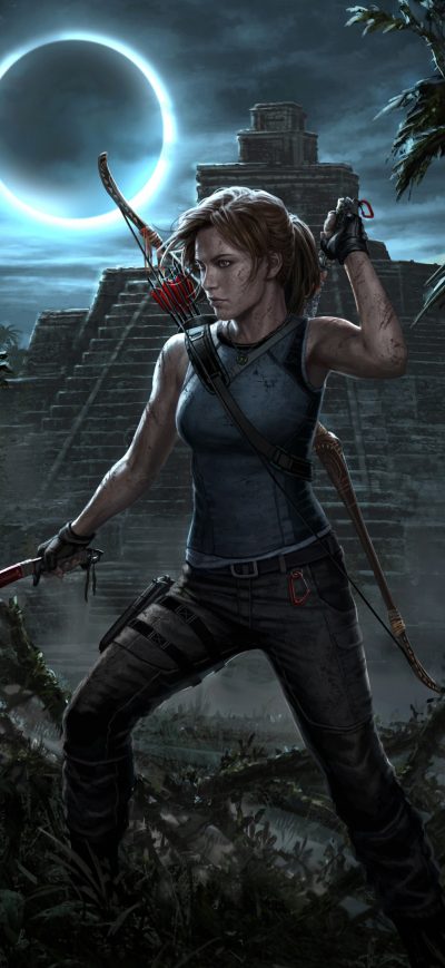 Fond d'écran iPhone Lara Croft Shadow Of The Tomb Raider 4k