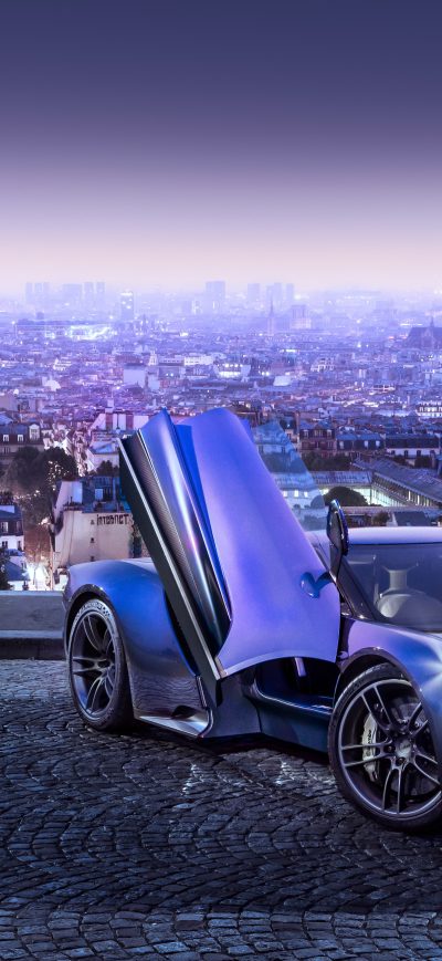 Fond d'écran iPhone 2017 Ford GT Doors UP 5k