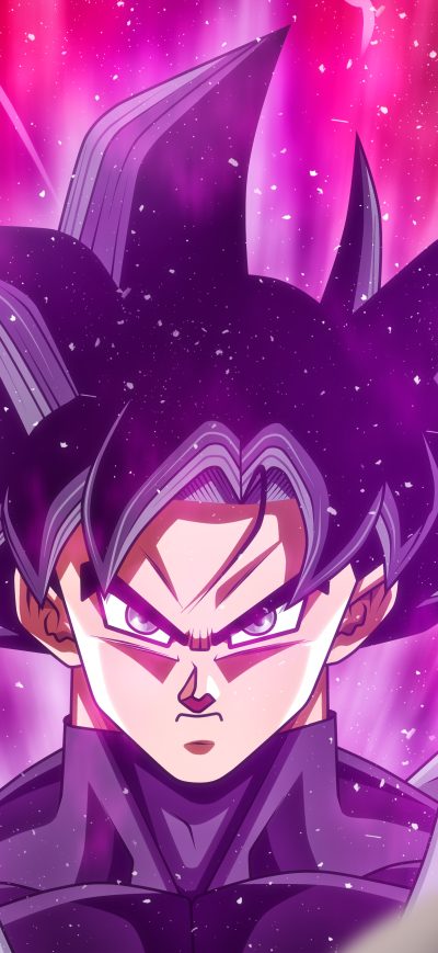 Fond d'écran Goku Black 5k sur iPhone