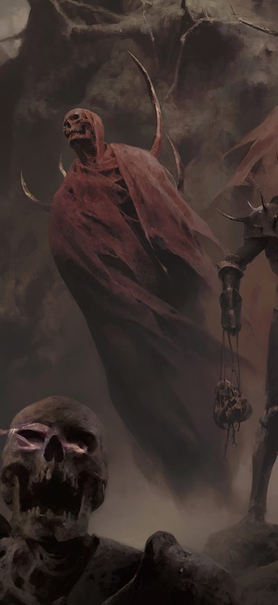 Fond d'écran iPhone 2022 Diablo IV Necromancer 4k