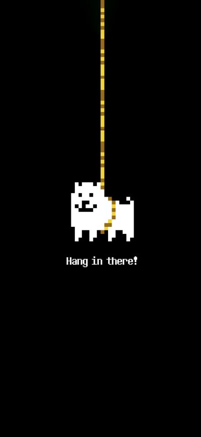 Fond d'écran iPhone Undertale Hang In There