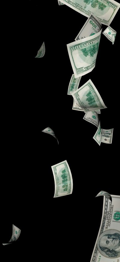Fond d'écran iPhone Dollars In Air