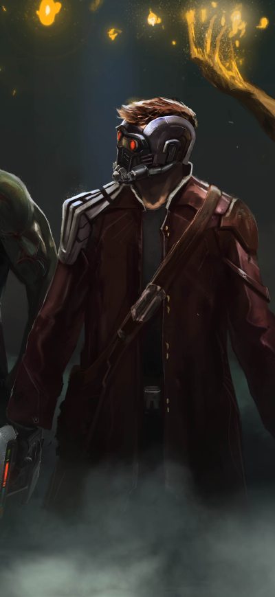 Fond d'écran iPhone Guardians Of The Galaxy Artwork 4k