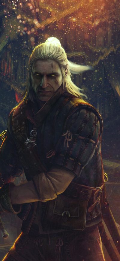 Fond d'écran Geralt Vs Draug 2 sur iPhone