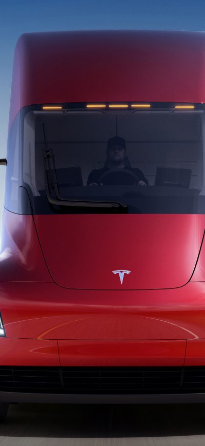 Fond d'écran iPhone Tesla Semi 2018