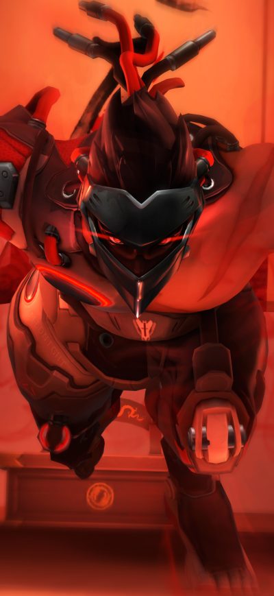 Fond d'écran iPhone Genji Overwatch Blackwatch Art 5k