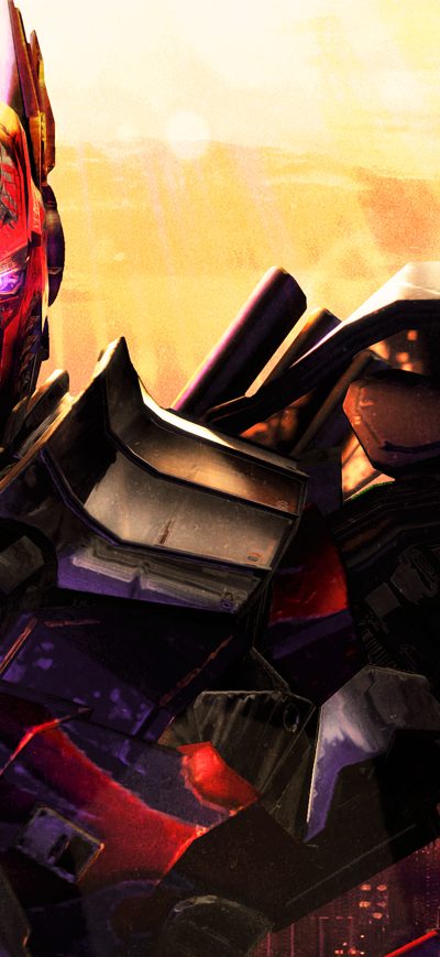 Fond d'écran iPhone Transformers Optimus Prime Artwork 4k