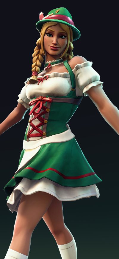 Fond d'écran iPhone Heidi Fortnite Battle Royale Season 6 4k
