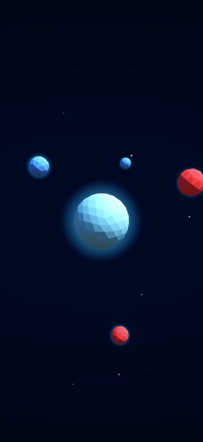 Fond d'écran iPhone 3d Planets