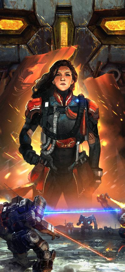 Fond d'écran iPhone Battletech 2018 4k